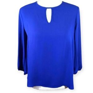 FOREVER 21 COBALT BLUE BLOUSE SZ.S EUC
